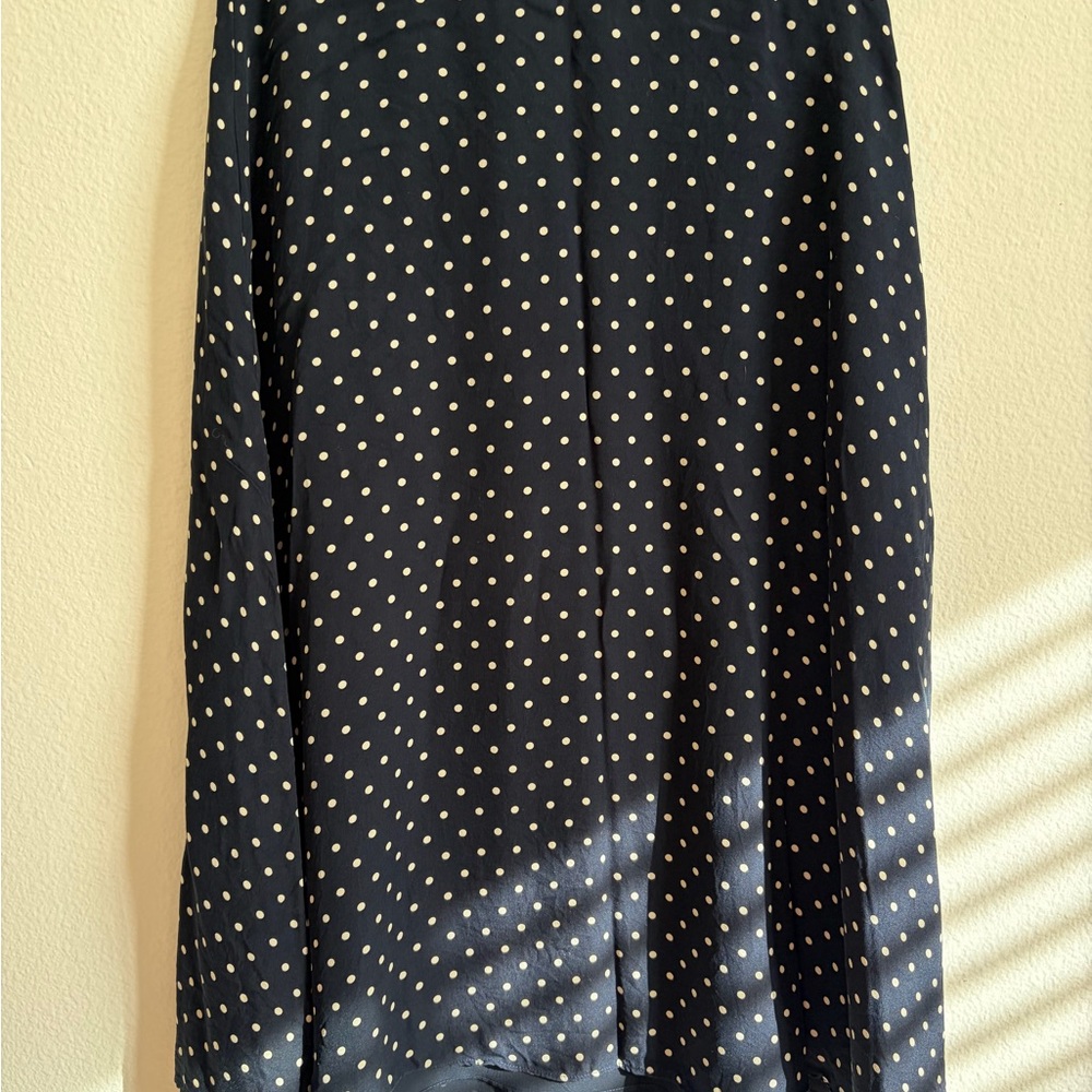 Polka Dot Blue Skirt